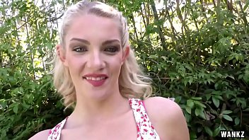 WANKZ- Blonde Teen Ally Brooks Pounded on Couch