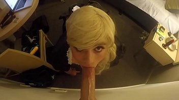 Amateur Sissy Maid Loves Cock POV