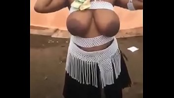 HUGE PUBLIC BLACK BOOBS FOR YOU