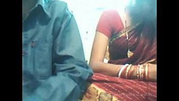 Indian young couple on web cam