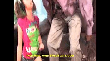 Dad's Therapy by Watching Interracial Blowjob